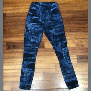 Lululemon Leggings Mesh Stripe